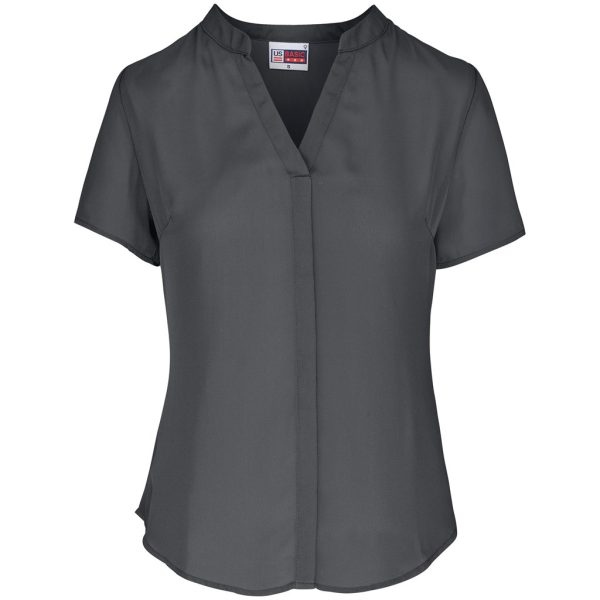 Ladies Short Sleeve Ava Blouse - Image 2