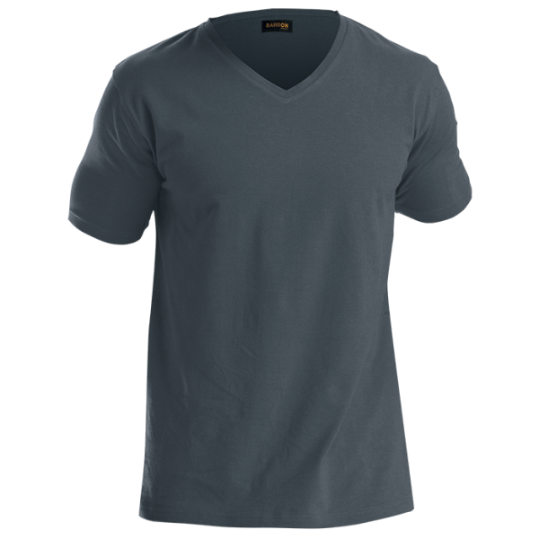 170g Slim Fit V-Neck T-Shirt Mens - Image 2