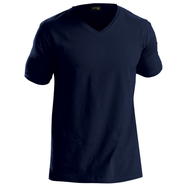 170g Slim Fit V-Neck T-Shirt Mens - Image 3