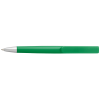 Rounded Clip Ballpoint Pen With Coloured Barrel