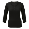 145g Henley Long Sleeve T-Shirt Ladies