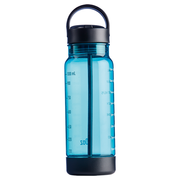 1L Torrent Water Bottle With Straw - Image 2