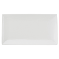 White Basics Rectangular Platter