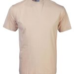 165G Crew Neck T-Shirt - Beige