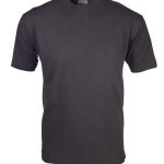165G Crew Neck T-Shirt - Charcoal