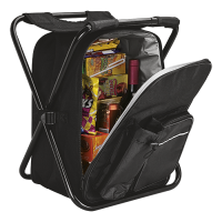 Picnic Chair Backpack Cooler 420D 600D PEVA Lining