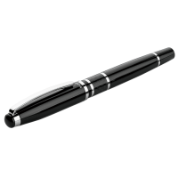 Brass Rollerball Pen with Carbon Fibre Trim