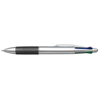 4 Colour Ballpoint Pen with Rubber Grip