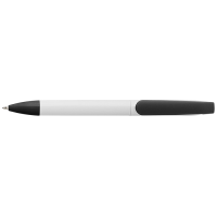Twist Action Ballpoint Pen With White Barrel