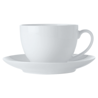 White Basics Cup and Saucer 280ml
