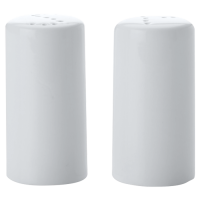 White Basics Cylindrical Salt & Pepper