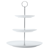 White Basics Diamonds 3-Tier Cake Stand