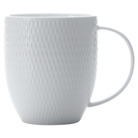 White Basics Diamonds Coupe Mug 420ml