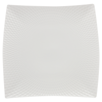 White Basics Diamonds Square Platter
