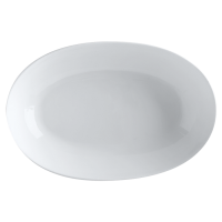 White Basics Oval Bowl