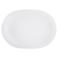 Arctic White Oval Platter