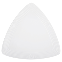 Arctic White Triangle Plate