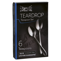 Teardrop 6 Piece Teaspoon Set