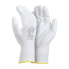 White Liner Gloves PU Coated