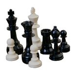 Chess Pieces - Plastic with felt