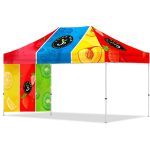DEFAULT_1024X1024 Coated Steel Sublimated Gazebo 4.5m x 3m - 1 Short Full-Wall Skin