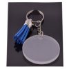 Acrylic Keychain with Tassles
