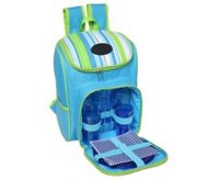 Striped Picnic Backpack [4-Person]