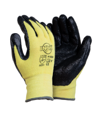 Kevlar liner Nitrile Coated Gloves