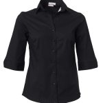 Abbey K213 3/4 Blouse - Black