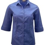 Abbey K213 3/4 Blouse - Blue