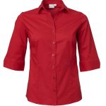 Abbey K213 3/4 Blouse - Red