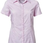 Ladies Oxford K373 S/S Blouse - Pink