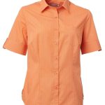 Angelique K202 S/S Blouse - Tangerine