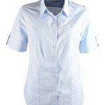 Angelique K206 S/S Blouse - Sky