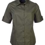 Angelique K207 S/S Blouse - Olive