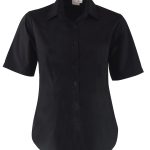 Cathy P070 S/S Blouse - Black