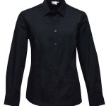 Cathy P070 L/S Blouse - Black