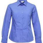 Cathy P070 L/S Blouse - Blue