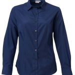 Cathy P070 L/S Blouse - Navy