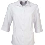 Cathy P070 3/4 Blouse - White