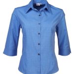 Cathy P04 3/4 Blouse - Sky