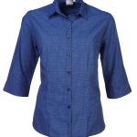 Cathy P05 3/4 Blouse - Airforce