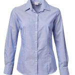 Ladies Oxford K373 L/S Blouse - Blue