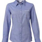 Ladies Miller K243 L/S Blouse - French Blue