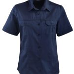 Ladies Forrest S/S Blouse - Navy