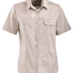 Ladies Forrest S/S Blouse - Stone