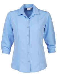 Faith K225 3/4 Blouse - Blue