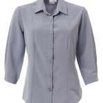Faith K225 3/4 Blouse - Pebble grey