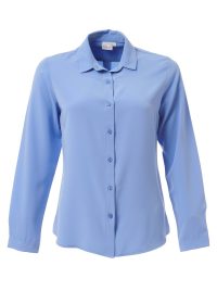 Georgia K225 L/S Blouse - Blue