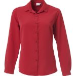 Georgia K225 L/S Blouse - Scarlet